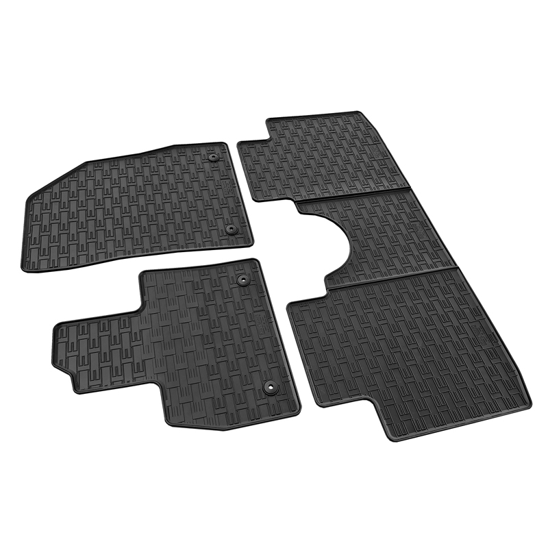 CIKCAR Set tapis de caoutchouc sur mesure pour Smart #5 EV 2024- (3-pièces + points de fixage)