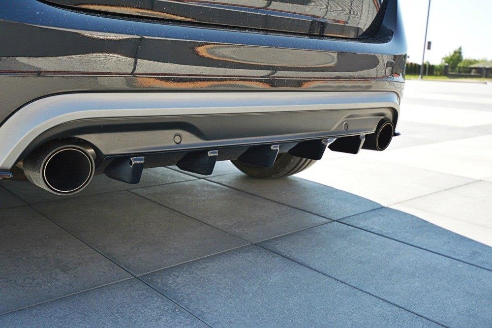 Achterdiffuser Volvo V60 Polestar Facelift Zwart Glans