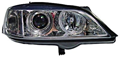 Phares Opel Astra G Angel Eyes chrome