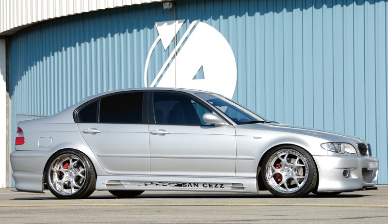 Voorbumper passend voor BMW E46 M3-Look vanaf 2002 RiegerVoorbumper passend voor BMW E46 M