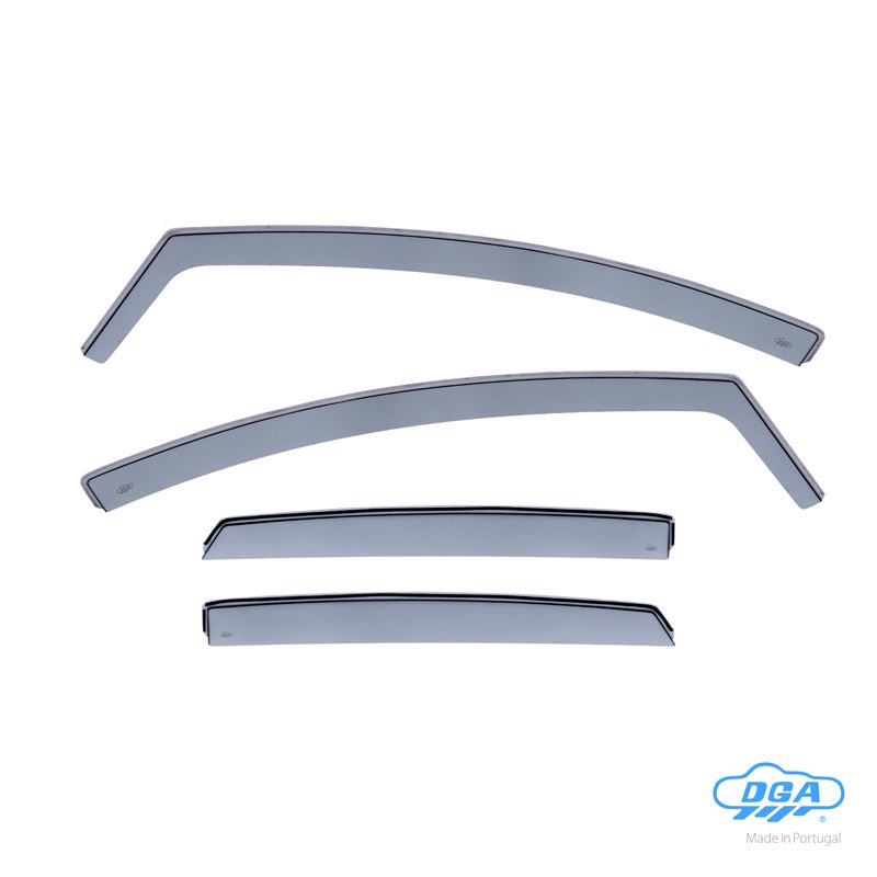 DGA Jeu de Déflecteurs d'Air sur mesure pour Ford Focus III Sedan/HB 5-portes 2011-2018 (4-pièces)