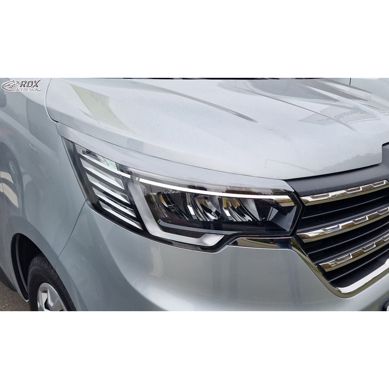 RDX Spoilers de phares sur mesure pour Renault Master III Facelift 2019-2024 (ABS)