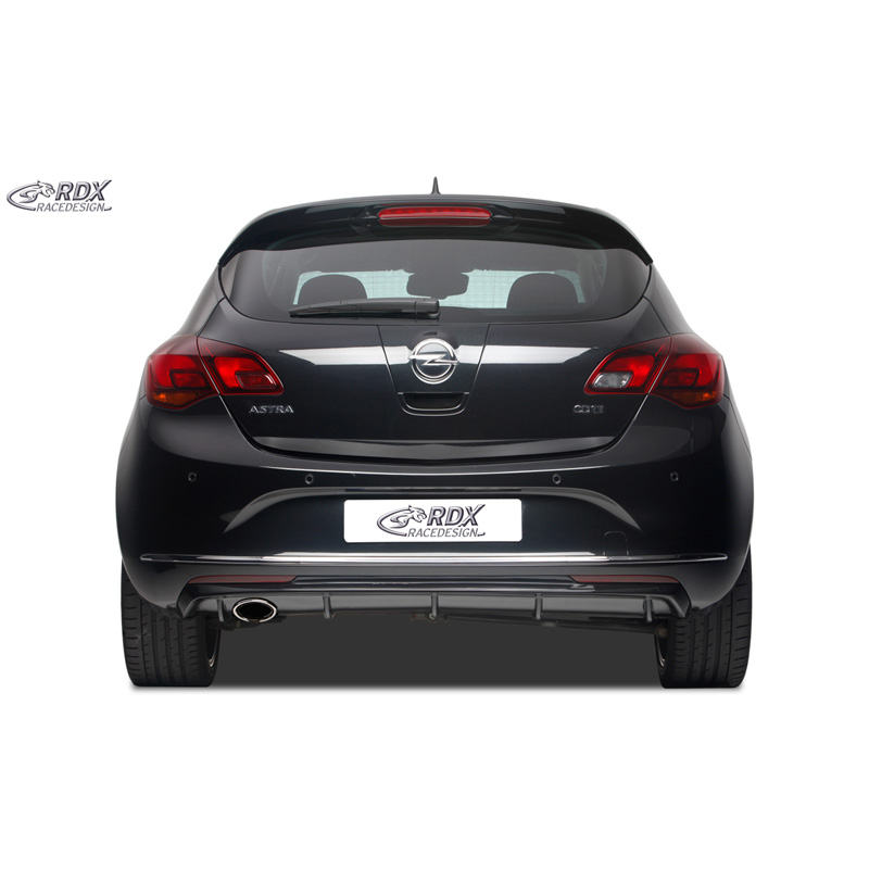 Jupe arrière 'Diffuseur' sur mesure pour Opel Astra J 5-portes 2009-2015 excl. Sportstourer (PUR)