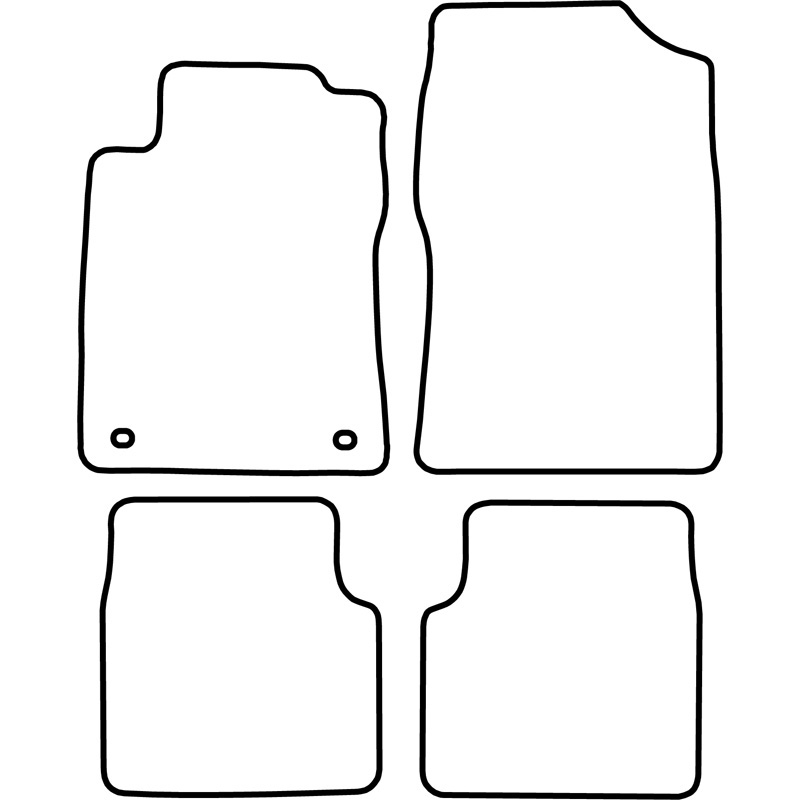 Set de tapis de sol en velours sur mesure pour Citroen XM 1989-2000