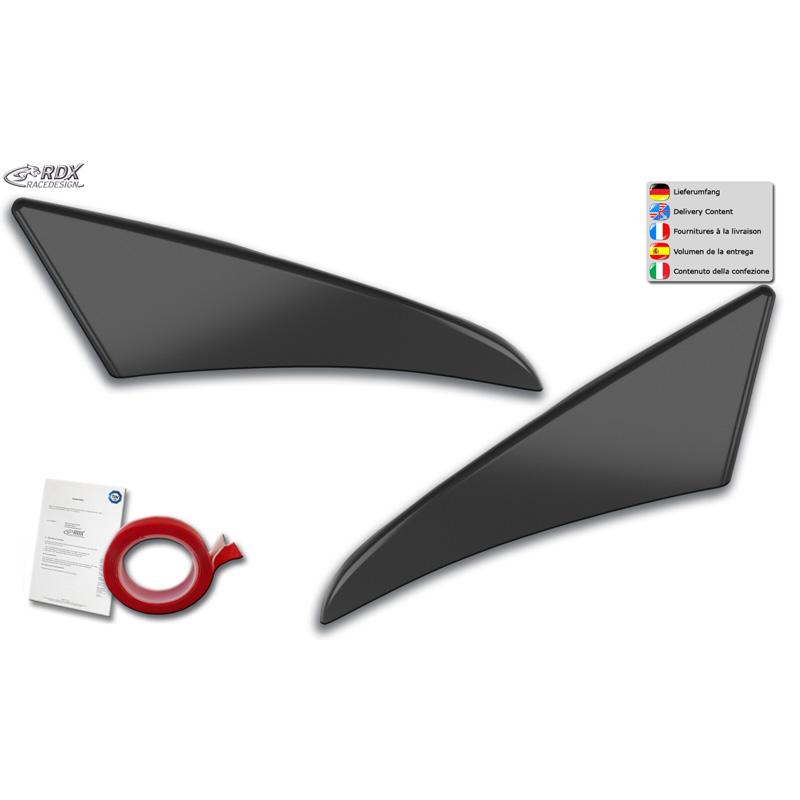 Spoilers de phares sur mesure pour Volkswagen Crafter 2006-2017 (ABS)