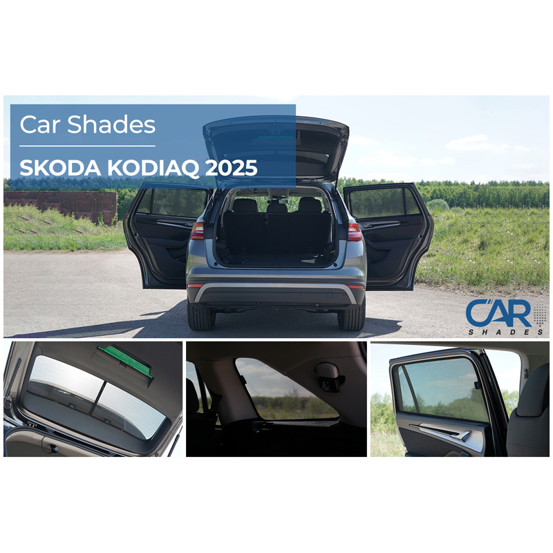 Set de Car Shades sur mesure pour Skoda Kodiaq II (PS7) 2024- (6-pièces)