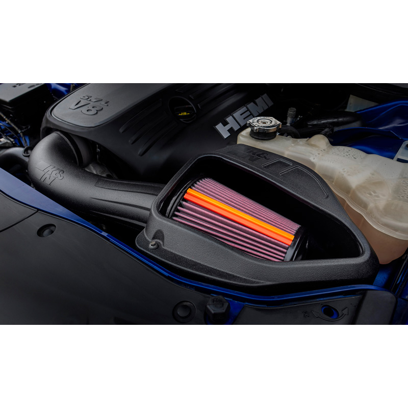 K&N NextGen d'admission d'air froid  sur mesure pour Chrysler 300(C) / Dodge Charger & Challenger 5.7L V8 2011-2023 (50-1542)