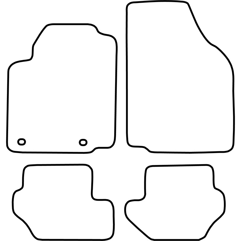 Set de tapis de sol sur mesure pour Ford Puma 1997-2002