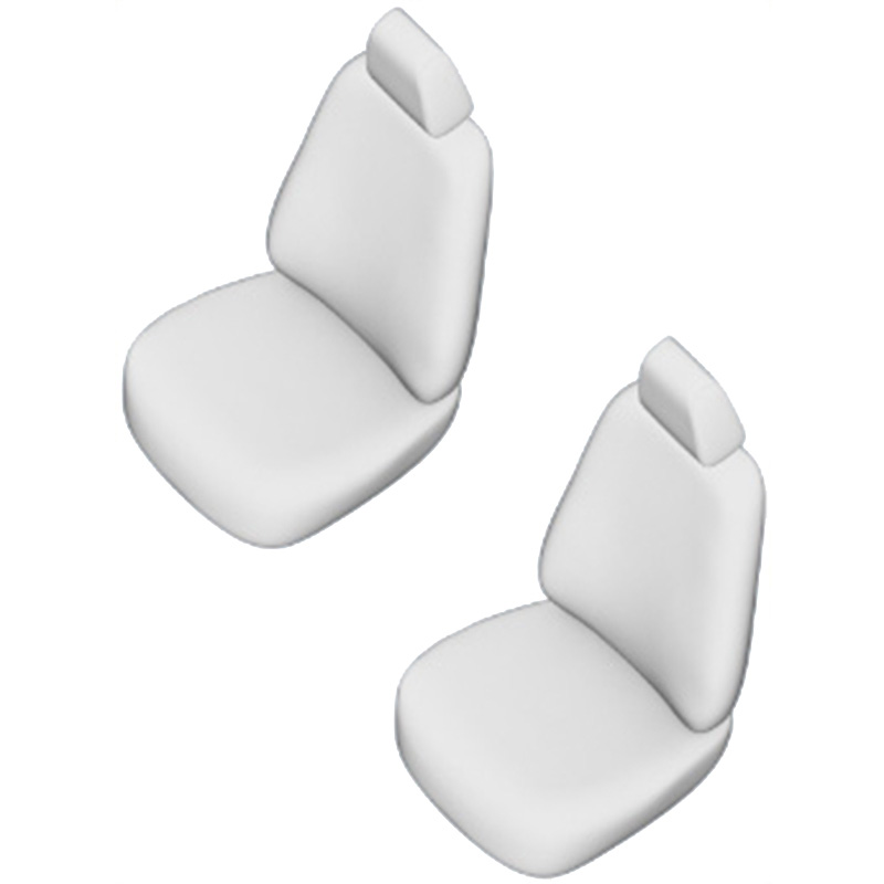New York Design Housses de siège en cuir artificiel 1+1 sur mesure pour Citroën Berlingo/Peugeot Partner/Opel Combo/Toyota Proace City 2018-