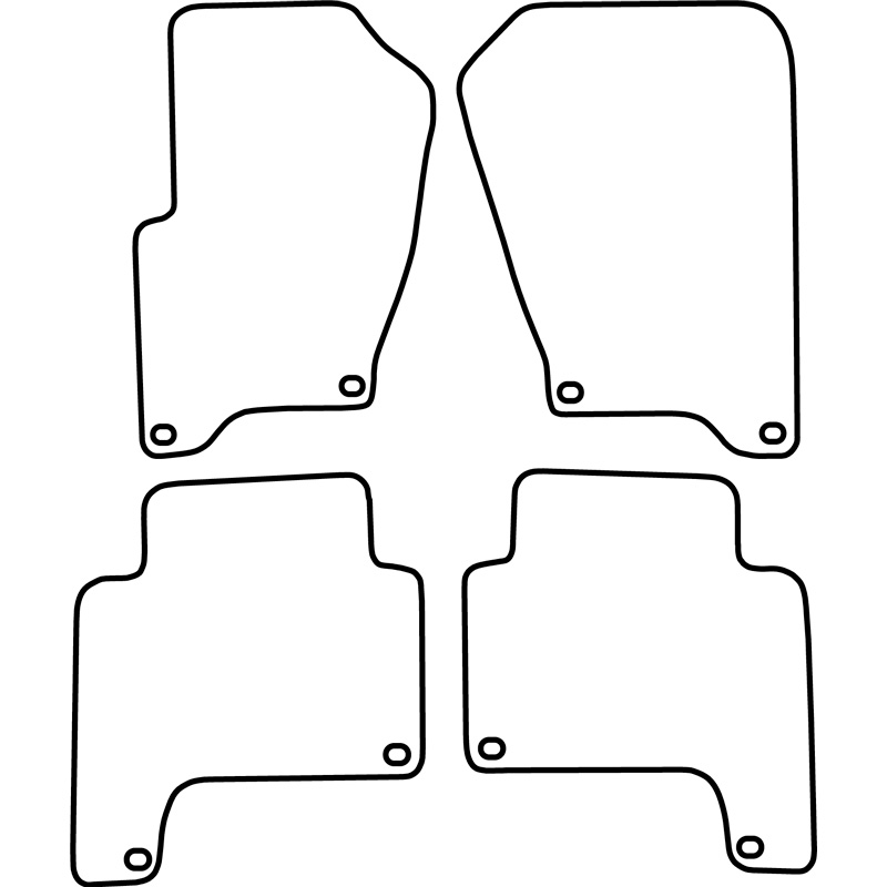 Set de tapis de sol sur mesure pour Range Rover Sport 2005-2013