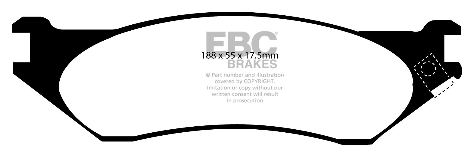 EBC Brakes BMW 2002 2.0 70-75 Remblokken voorzijde