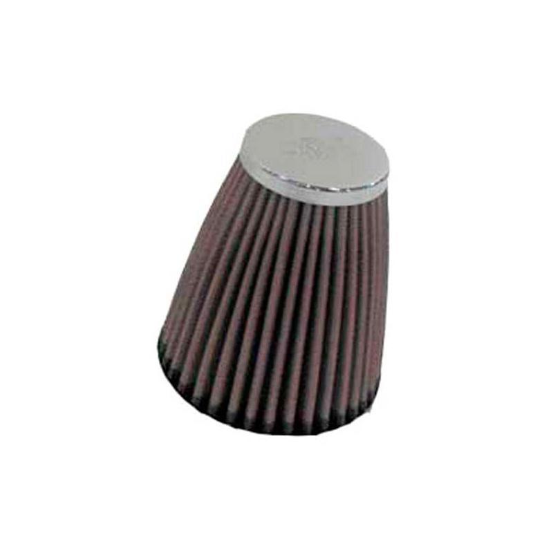 K&N Filtre à Air Universel Conique 57mm raccordement, 89mm de base, 51mm en haut, 102mm hauteur (RC-1250)