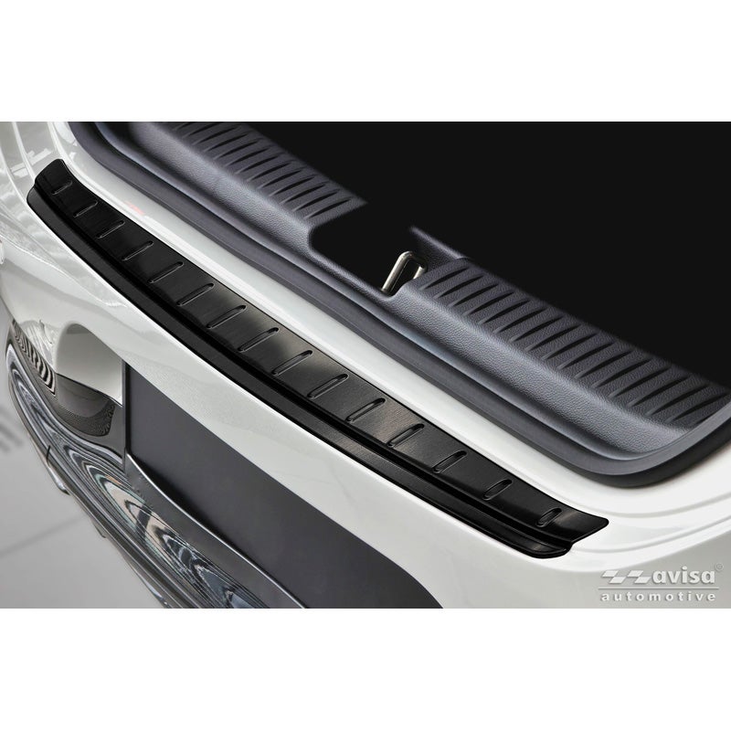Avisa Protection de Seuil de Coffre Acier Inox sur mesure pour Mercedes CLA III Shooting Brake (X174) 2026- - Noir