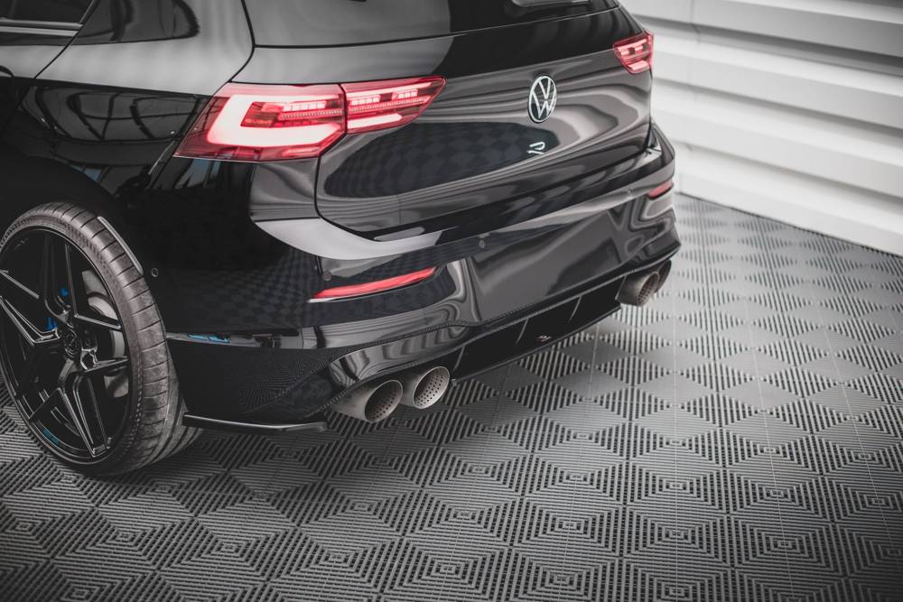 Diffuser Volkswagen Golf 8 R Maxton Glans Zwart