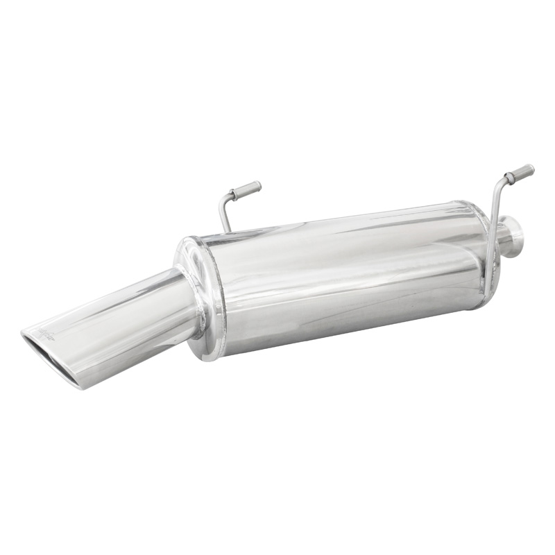 100% Inox Échappement Sport sur mesure pour Peugeot 206 CC 2.0 16v (136cv) 2001- 120x80mm