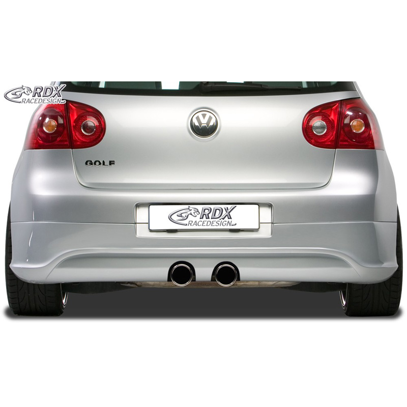 Jupe arrière sur mesure pour Volkswagen Golf V R32 Hatchback 3/5-portes 2003-2008 (R32 échappement) excl. Variant/Plus (ABS)