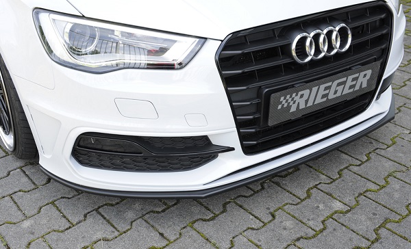 Voorspoiler passend voor Audi A3 8V S-line Rieger