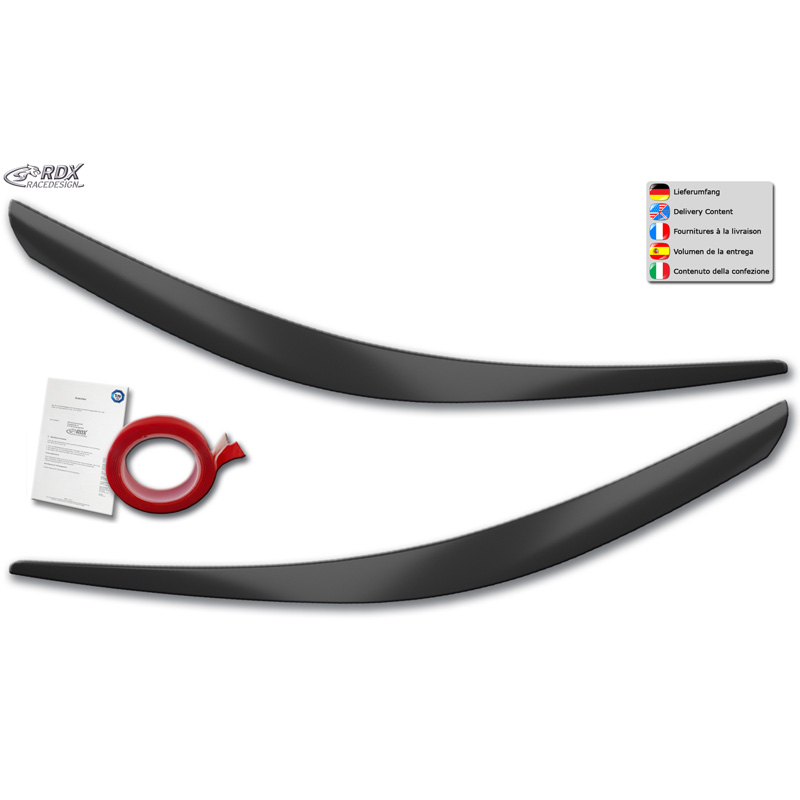 Spoilers de phares sur mesure pour Kia Niro, e-Niro & Niro Plus (uniquement avec phares à LED) 2016-2022 (ABS)