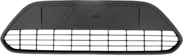 Bumper Grill midden FOCUS 08-11 ZWART