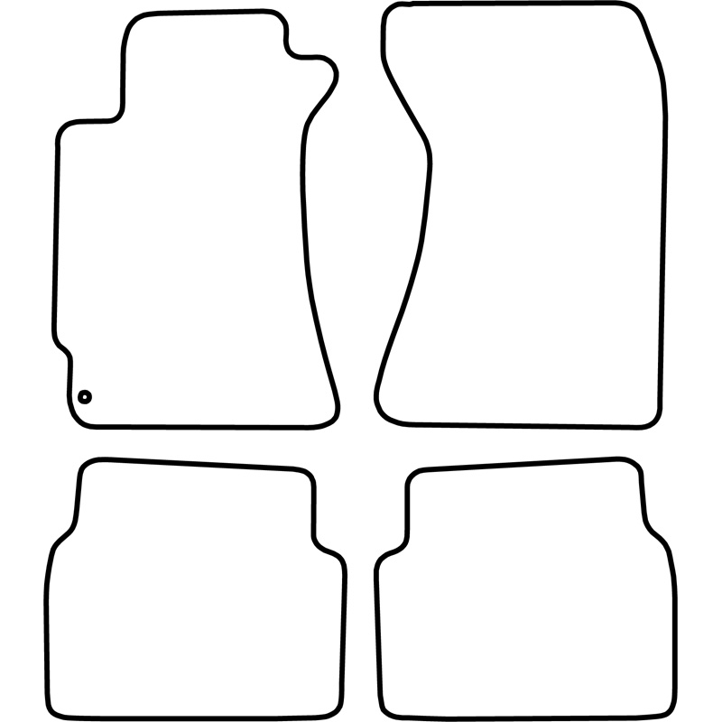 Set de tapis de sol sur mesure pour Subaru Forester 2002-2008