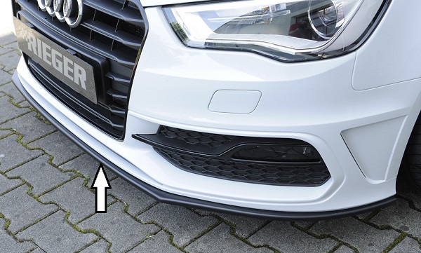 Voorspoiler passend voor Audi A3 8V S-line Rieger