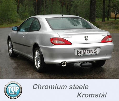 Simons Uitlaatsysteem af kat. Peugeot 406 1996>