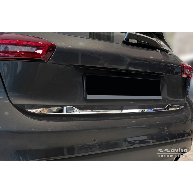 Avisa Revêtement d'habillage du hayon du coffre inox Chrome sur mesure pour Ford Focus IV HB 2018-2021 & Facelift 2021-