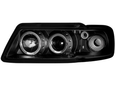 Phares Audi A3 8L Angel Eyes noire