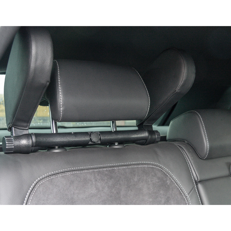 Premium Appui-tête de voyage réglable universel - Cuir Artificiel Anthracite