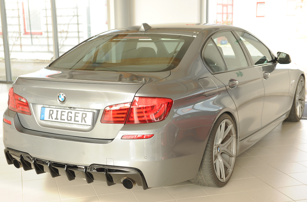 Diffuser BMW 5 Serie F10 / F11 Rieger Glans Zwart