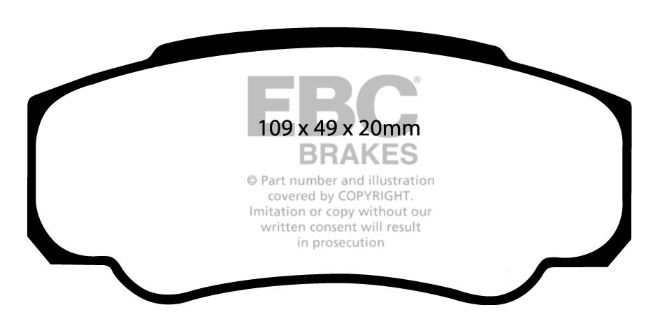 EBC Brakes PEUGEOT BEDRIJFSWAGEN Boxer 2.0 2001-2006 Remblokken