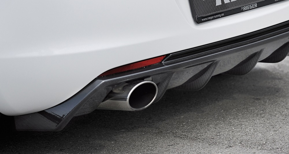 Diffuser Astra J Rieger uitlaat links + rechts