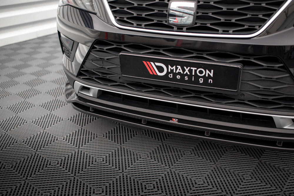 Voorspoiler Seat Ateca Mk1 Maxton Glans Zwart
