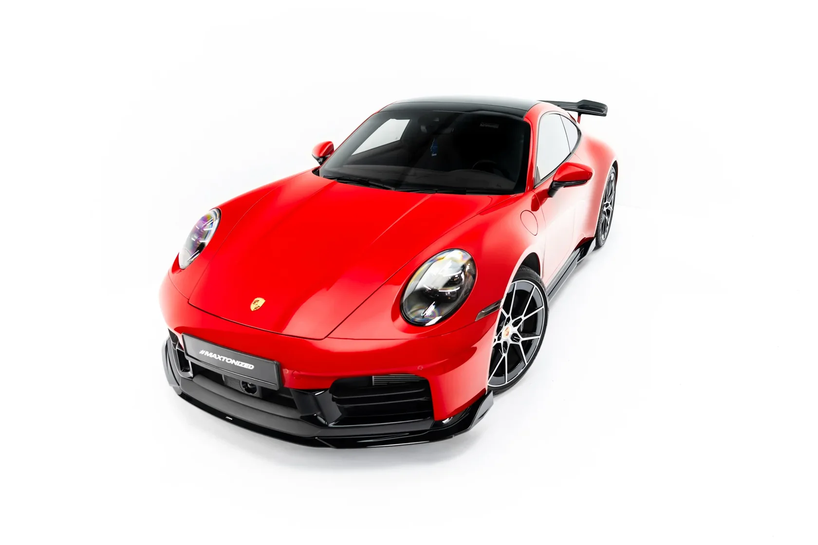 Bodykit passend voor Porsche 911 Carrera Aero 992 Facelift Glans Zwart – Maxton Design