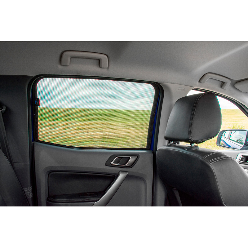 Set de Car Shades (portes arrières) sur mesure pour Ford Ranger D/C T6 4-portes 2011- (2-pièces)