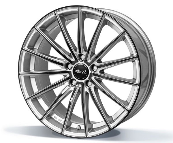 Brock B36 8x18 5x112 ET35 Kristal zilver / Black Velgen