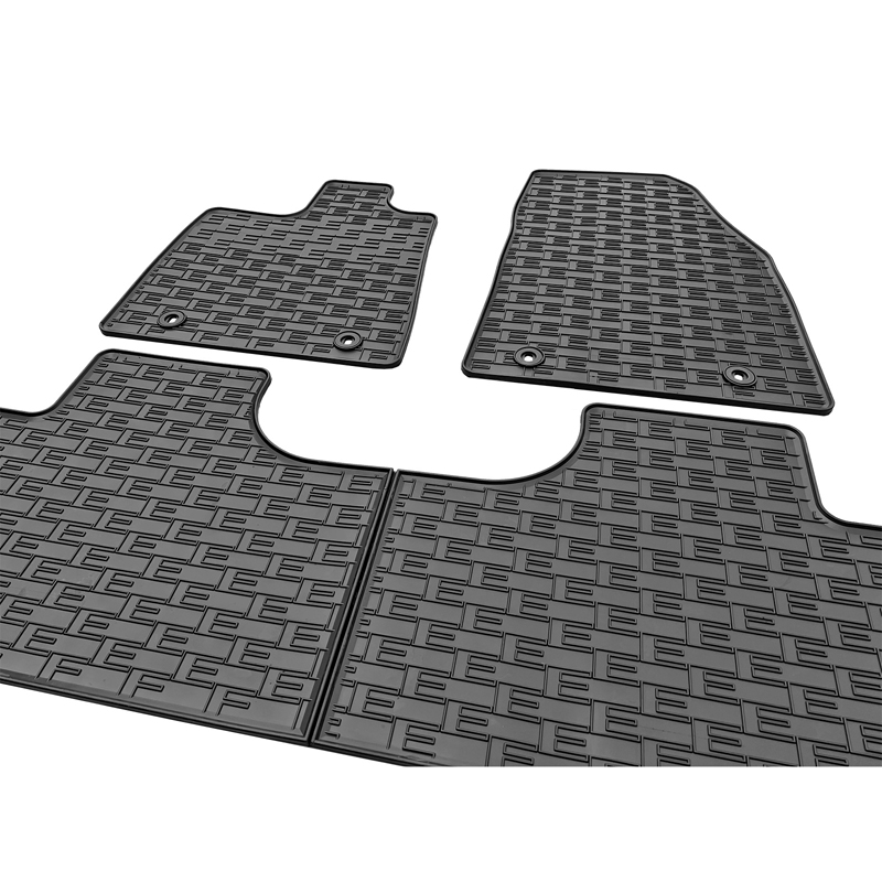 CIKCAR Set tapis de caoutchouc sur mesure pour MG S6 (EV) 2025- (3-pièces + points de fixage)