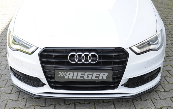 Voorspoiler passend voor Audi A3 8V S-line Rieger