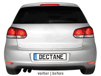 Feux arriere VW Golf VI LED noire