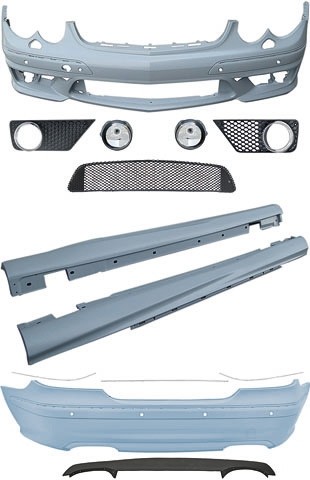 Bumper set CLK W212