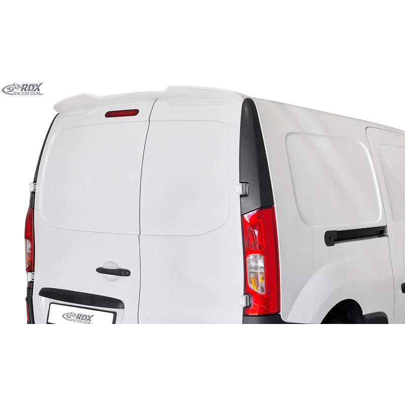 RDX Racedesign Becquet de toit sur mesure pour Mercedes Citan 2012-2021, Renault Kangoo 2013-2021 & Nissan NV250 2019-2021 (avec 2 portes battantes) (PUR-IHS)
