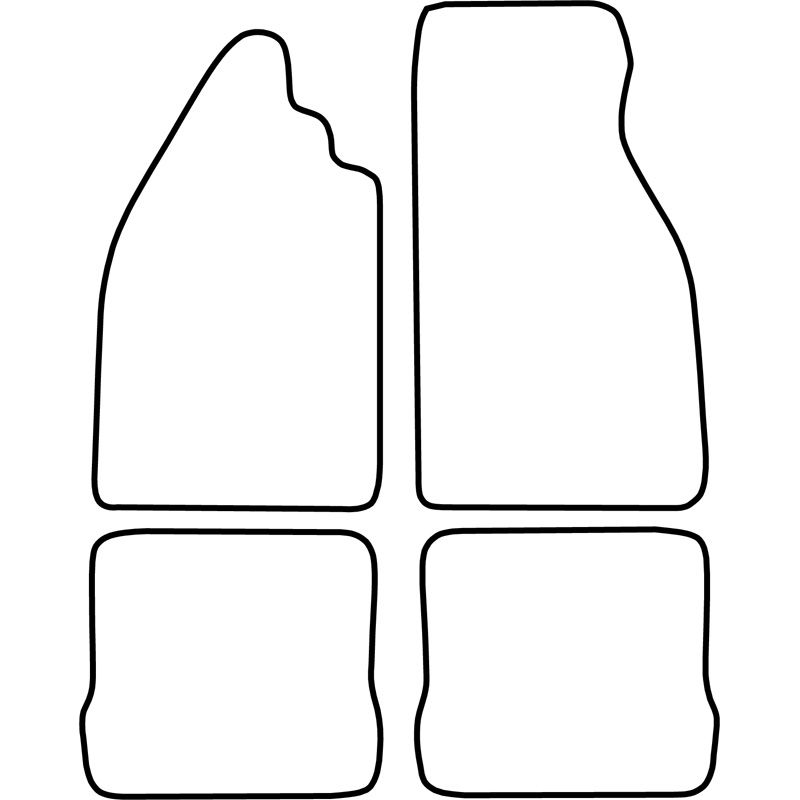 Set de tapis de sol sur mesure pour Volkswagen Beetle/Bug 1973-2003