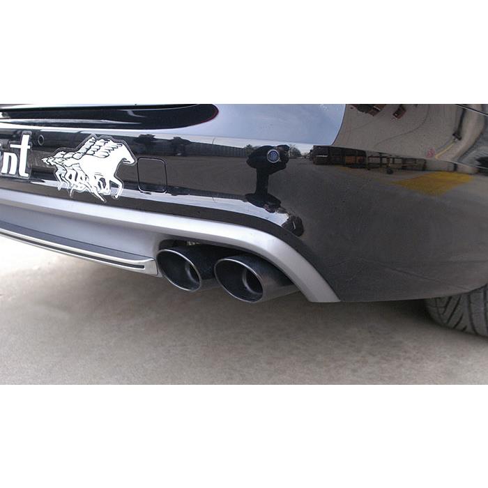 AUDI A6 C7 4G (Sedan + Avant) QUATTRO 3.0 TFSI V6 (300 Hp) 2011 -> 2012 Rear pipe Right 100x75 BLACK