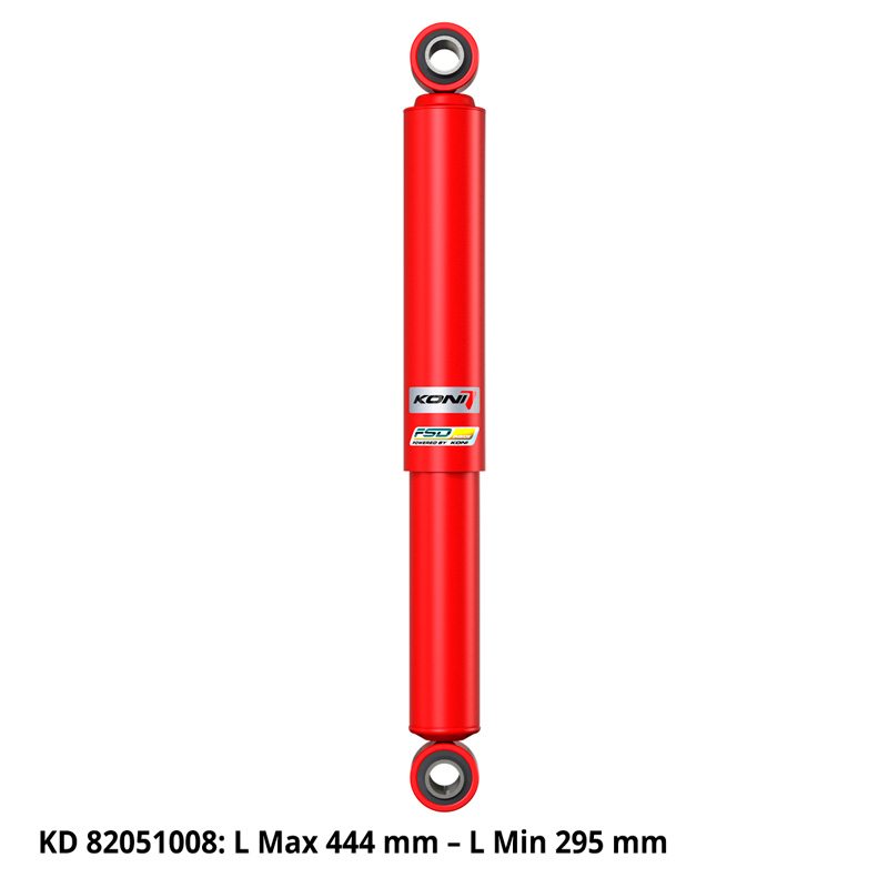 KONI Amortisseur Special Active sur mesure pour Fiat Ducato (250/290) Van/Box/Bus/Camper Van/Motorhome 2006- - Essieu arrière - Essieu arrière: Lmin 295mm-Lmax 444mm (8205-1008)