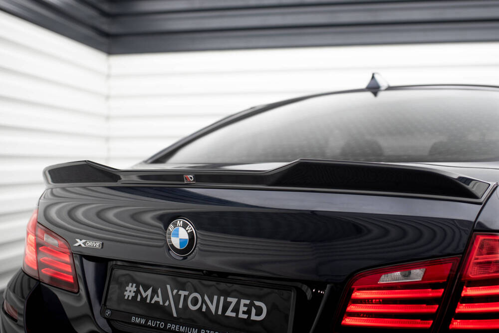 Spoiler BMW 5 Serie F10 Maxton Glans Zwart