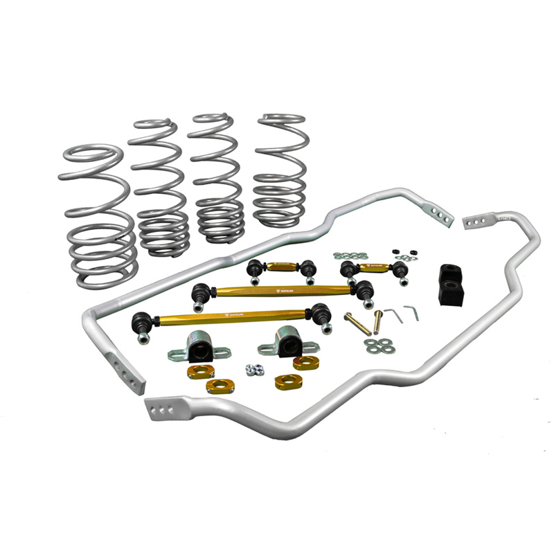 Whiteline Grip-Série 1 Kit de barre stabilisatrice et de ressort d'abaissement sur mesure pour Volkswagen Golf VI 5K1/VI Cabrio 517 2.0 GTi 2009-