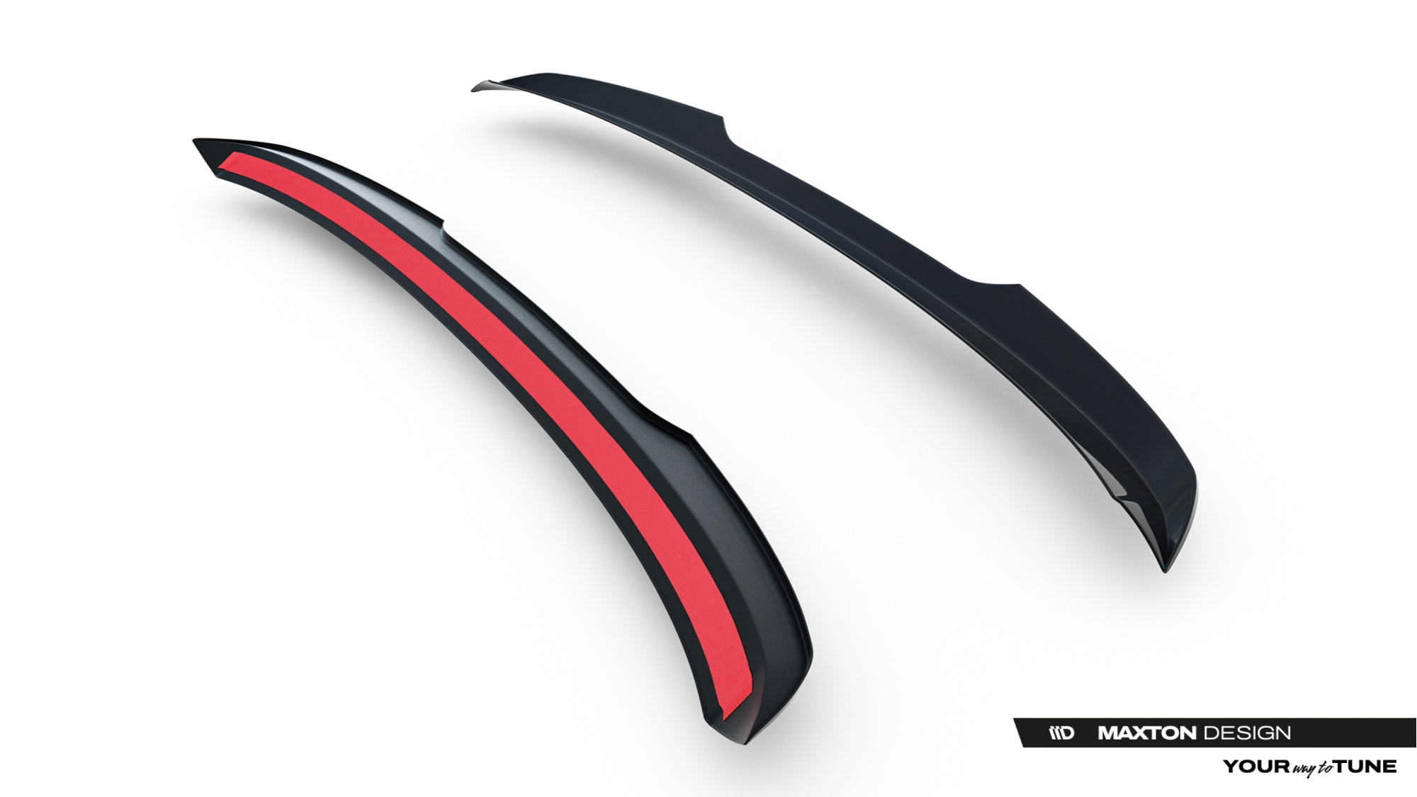 Spoiler V.1 Volkswagen Golf 8 Maxton Glans Zwart