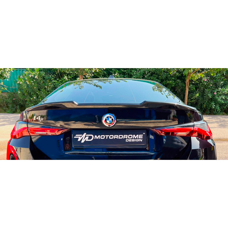 Lèvre spoiler arrière sur mesure pour BMW i4 G26 Sedan 2021- (PU)