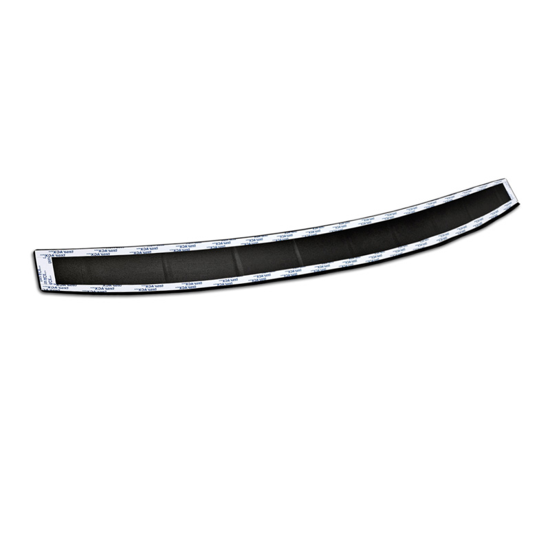 Protection de seuil arrière inox noir mat sur mesure pour Skoda Kamiq Facelift 2024- 'Ribs'
