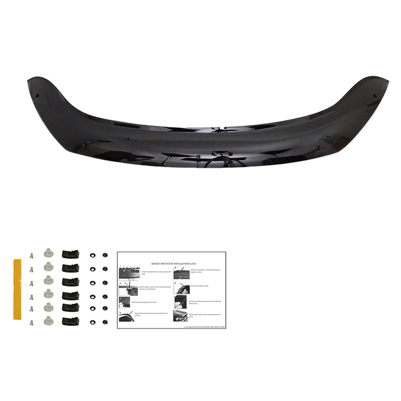Protection du capot sur mesure pour Dacia Lodgy/Dokker 1er Gen. 2012-2020 - Noir brillant
